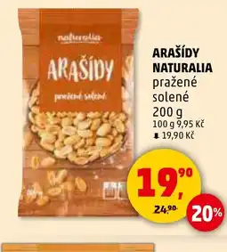 Penny Market Arašídy naturalia pražené solené nabídka