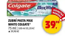 Penny Market Zubní pasta max white colgate nabídka