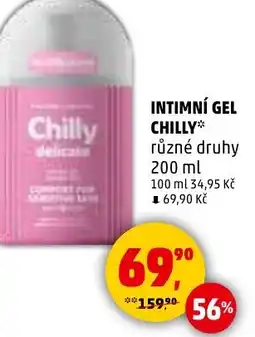 Penny Market Intimní gel chilly nabídka