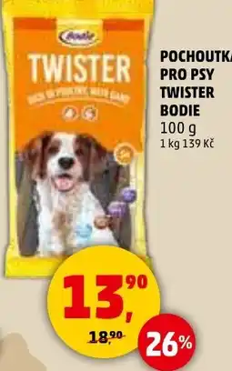 Penny Market Pochoutka pro psy twister bodie nabídka