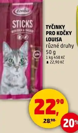 Penny Market Tyčinky pro kočky louisa nabídka