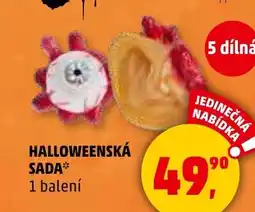 Penny Market Halloweenská sada nabídka