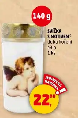 Penny Market Svíčka s motivem nabídka