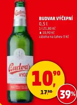 Penny Market Budvar výčepní nabídka