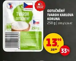 Penny Market Odtučněný tvaroh karlova koruna nabídka