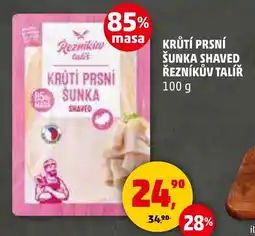 Penny Market Krůtí prsní šunka shaved řezníkův talíř nabídka