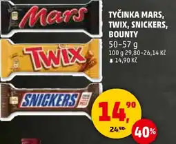 Penny Market Tyčinka mars, twix, snickers, bounty nabídka