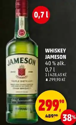 Penny Market Whiskey jameson 40% alk. nabídka
