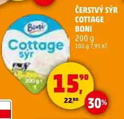 Penny Market Čerstvý sýr cottage boni nabídka