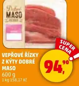 Penny Market Vepřové řízky z kýty dobré maso nabídka