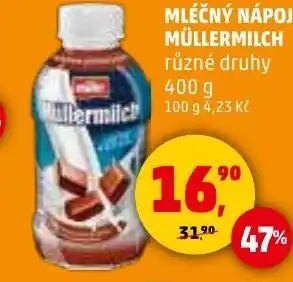 Penny Market Mléčný nápoj müllermilch nabídka