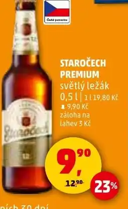 Penny Market Staročech premium světlý ležák nabídka