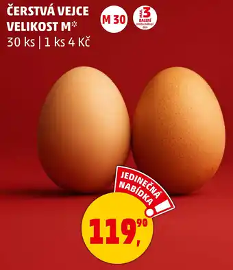 Penny Market Čerstvá vejce velikost m nabídka