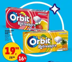 Penny Market Žvýkačky orbit refreshers dražé nabídka
