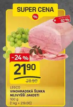 Flop VINOHRADSKÁ ŠUNKA NEJVYŠŠÍ JAKOSTI 100 g nabídka