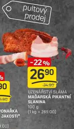 Flop MAĎARSKÁ PIKANTNÍ SLANINA 100 g nabídka