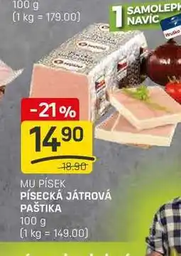 Flop PÍSECKÁ JÁTROVÁ PAŠTIKA 100 g nabídka