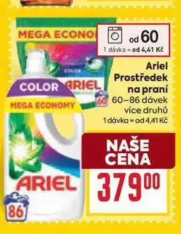 Billa Ariel Prostředek na praní 60-86 dávek nabídka