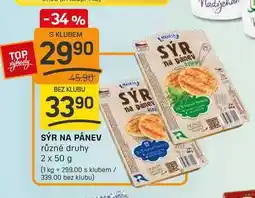 Flop SÝR NA PÁNEV různé druhy 2 x 50 g nabídka