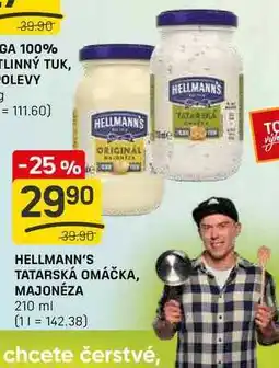 Flop Hellmann's Tatarská omáčka, Majonéza 210ml nabídka