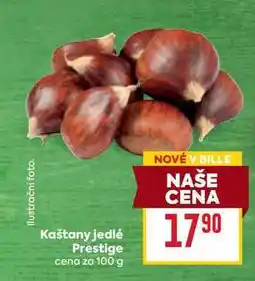 Billa Kaštany jedlé Prestige cena za 100 g nabídka
