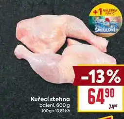 Billa Kuřecí stehna balení, 600 g nabídka