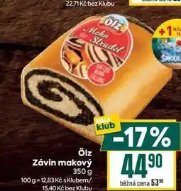 Billa Ölz Závin makový 350 g nabídka