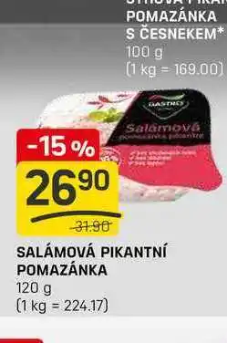 Flop SALÁMOVÁ PIKANTNÍ POMAZÁNKA 120 g nabídka