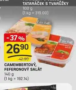 Flop CAMEMBERTOVÝ, FEFERONOVÝ SALÁT 140 g nabídka
