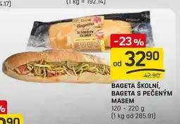 Flop BAGETA ŠKOLNÍ, BAGETA S PEČENÝM MASEM 120-220 g nabídka