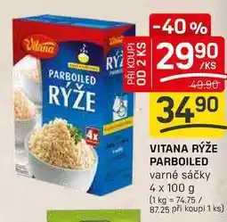 Flop VITANA RÝŽE PARBOILED varné sáčky 4 x 100 g nabídka