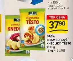 Flop BASK BRAMBOROVÉ KNEDLÍKY, TĚSTO 400 g nabídka