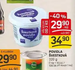 Flop POVIDLA ŠVESTKOVÁ 320 g nabídka