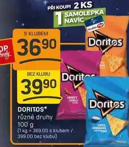 Flop DORITOS různé druhy 100 g nabídka
