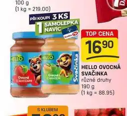 Flop HELLO OVOCNÁ SVAČINKA různé druhy 190 g nabídka