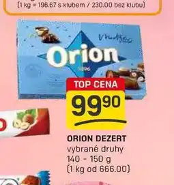 Flop ORION DEZERT vybrané druhy 140-150 g nabídka