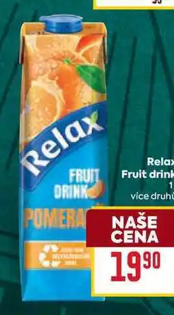 Billa Relax Fruit drink 1l nabídka
