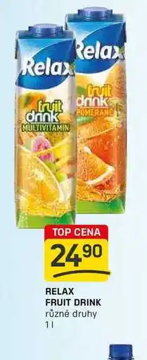 Flop RELAX FRUIT DRINK různé druhy 1l nabídka