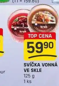 Flop SVÍČKA VONNÁ VE SKLE 125 g 1 ks nabídka