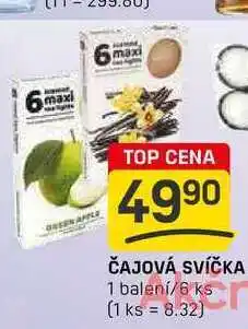 Flop ČAJOVÁ SVÍČKA 1 balení/6 ks nabídka