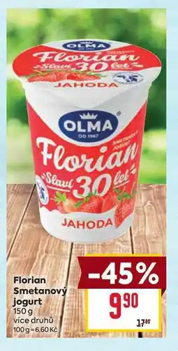 Billa Florian Smetanový jogurt 150 g nabídka