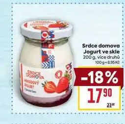 Billa Srdce domova Jogurt ve skle 200 g nabídka