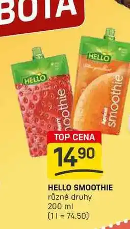 Flop HELLO SMOOTHIE různé druhy 200 ml nabídka