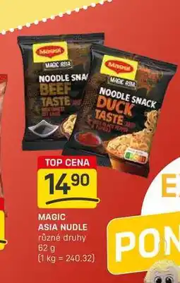 Flop MAGIC ASIA NUDLE různé druhy 62 g nabídka