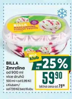Billa BILLA Zmrzlina od 900 ml nabídka