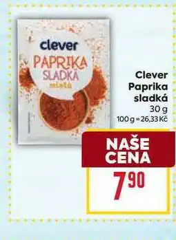 Billa Clever Paprika sladká 30 g nabídka