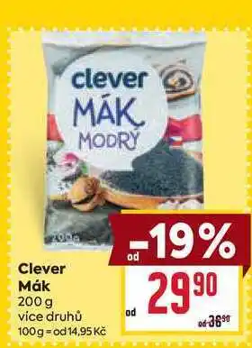 Billa Clever Mák 200 g nabídka