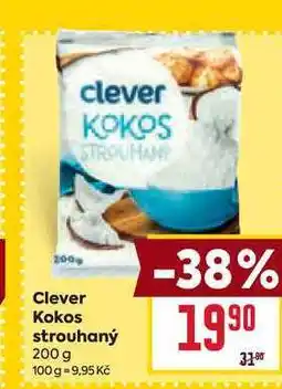 Billa Clever Kokos strouhaný 200 g nabídka