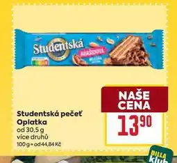 Billa Studentská pečeť Oplatka od 30,5 g nabídka