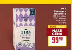 Billa TIRA Kapsle pro Nespresso 20ks v balení nabídka